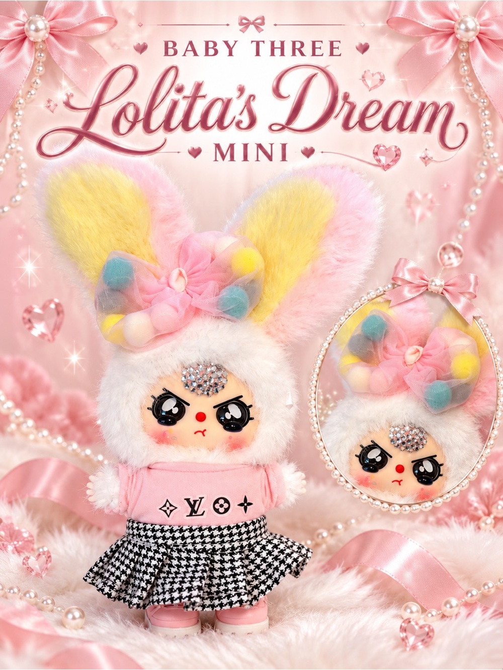 Lolita's Dream Mini Plush Bunny baby three
